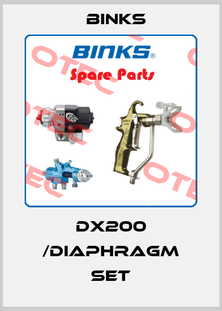 DX200 /diaphragm set Binks