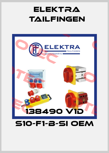 138490 V1D S10-F1-B-SI OEM Elektra Tailfingen