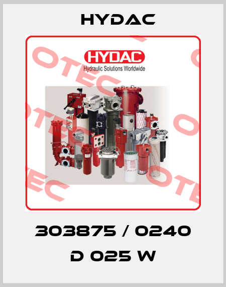 303875 / 0240 D 025 W Hydac