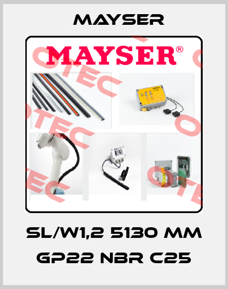 SL/W1,2 5130 mm GP22 NBR C25 Mayser