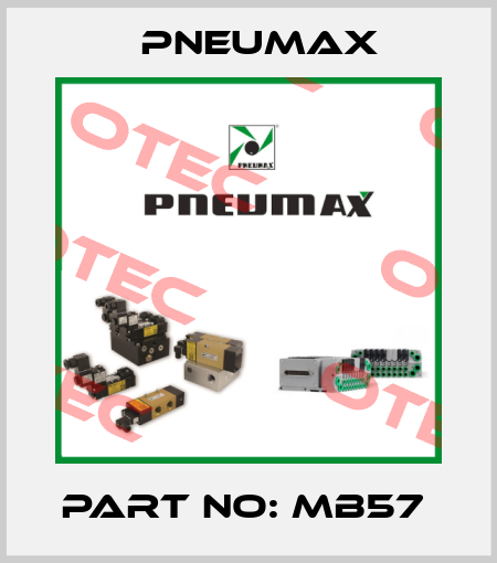 Part no: MB57  Pneumax