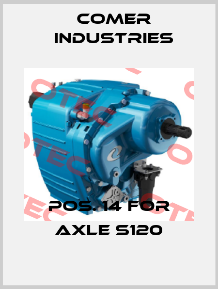 Pos. 14 for Axle S120 Comer Industries
