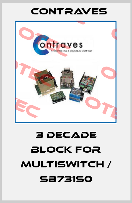 3 decade block for MULTISWITCH / SB731S0 Contraves