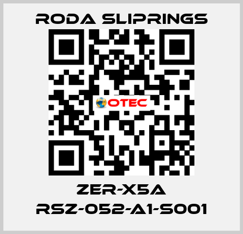 ZER-X5A RSZ-052-A1-S001 Roda Sliprings