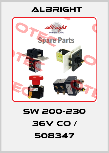 SW 200-230 36V CO / 508347 Albright