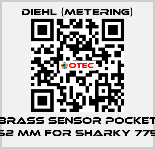 Brass sensor pocket 52 mm for SHARKY 775 Diehl (Metering)