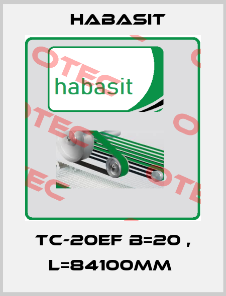 TC-20EF B=20 , L=84100MM  Habasit