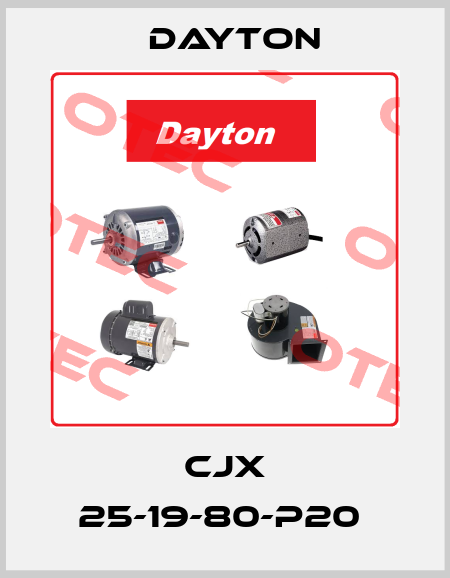CJX 25-19-80-P20  DAYTON