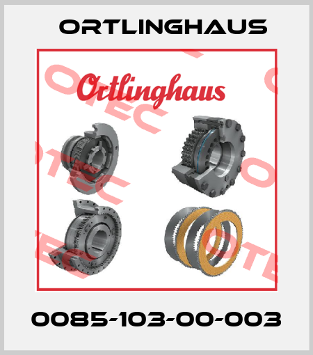 0085-103-00-003 Ortlinghaus