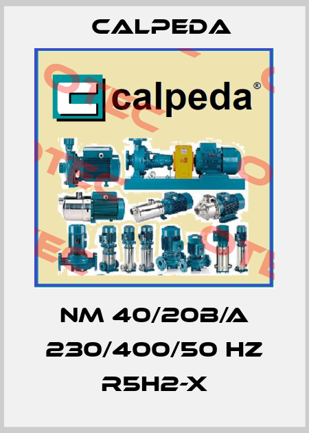 NM 40/20B/A 230/400/50 HZ R5H2-X Calpeda