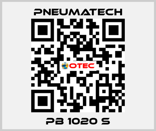 PB 1020 S Pneumatech