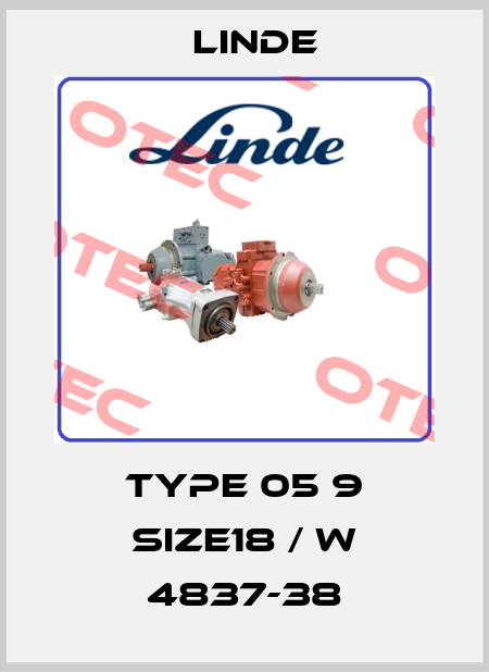 Type 05 9 size18 / W 4837-38 Linde