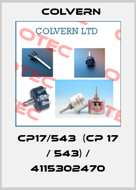 CP17/543  (CP 17 / 543) / 4115302470 Colvern