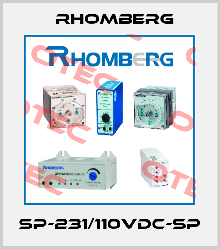 SP-231/110VDC-SP Rhomberg