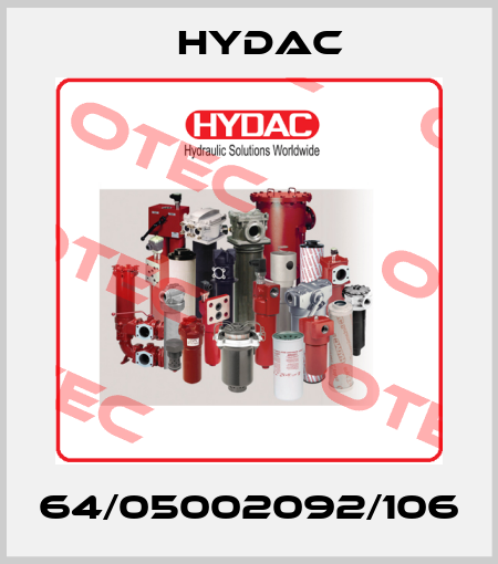 64/05002092/106 Hydac