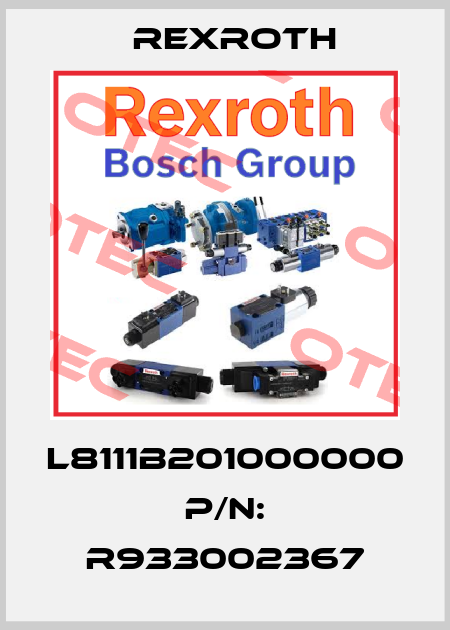 L8111B201000000  P/N: R933002367 Rexroth