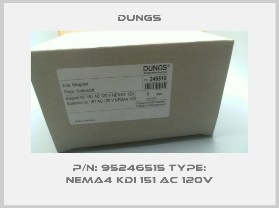 p/n: 95246515 type: NEMA4 KDI 151 AC 120V-big