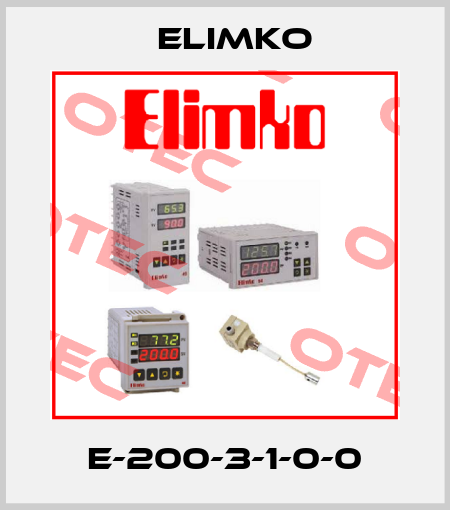 E-200-3-1-0-0 Elimko