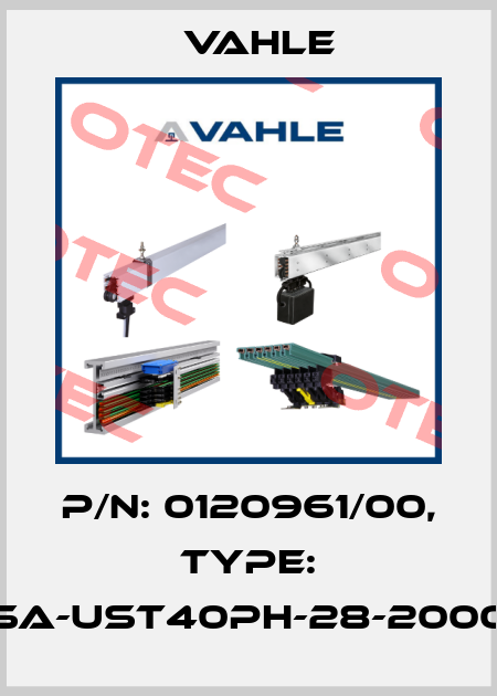 P/n: 0120961/00, Type: SA-UST40PH-28-2000 Vahle