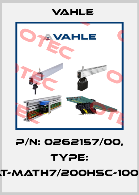 P/n: 0262157/00, Type: AT-MATH7/200HSC-1000 Vahle