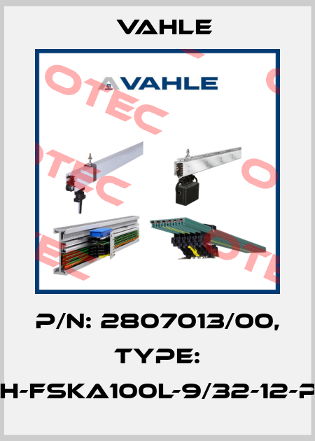 P/n: 2807013/00, Type: AH-FSKA100L-9/32-12-PC Vahle