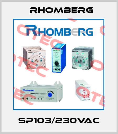 SP103/230VAC Rhomberg