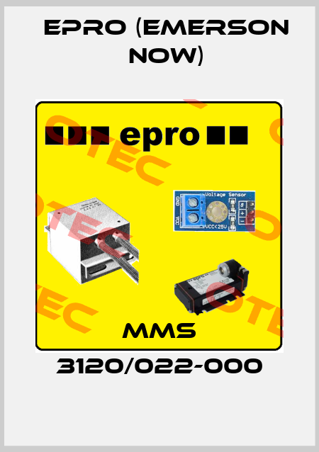 MMS 3120/022-000 Epro (Emerson now)