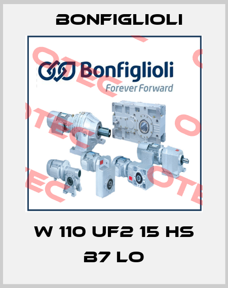 W 110 UF2 15 HS B7 LO Bonfiglioli