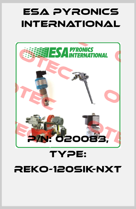 P/N: 020083, Type: REKO-120SIK-NXT ESA Pyronics International