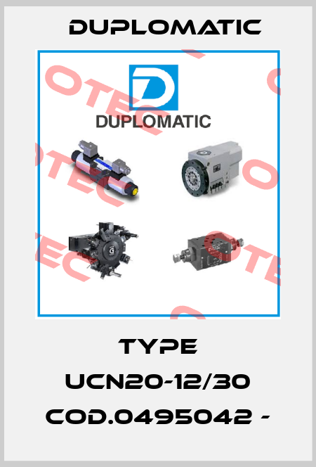 Type UCN20-12/30 cod.0495042 - Duplomatic