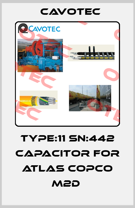 TYPE:11 SN:442 CAPACITOR FOR ATLAS COPCO M2D  Cavotec