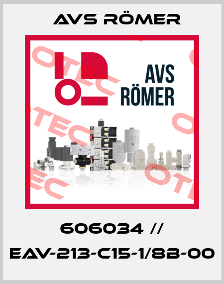 606034 // EAV-213-C15-1/8B-00 Avs Römer