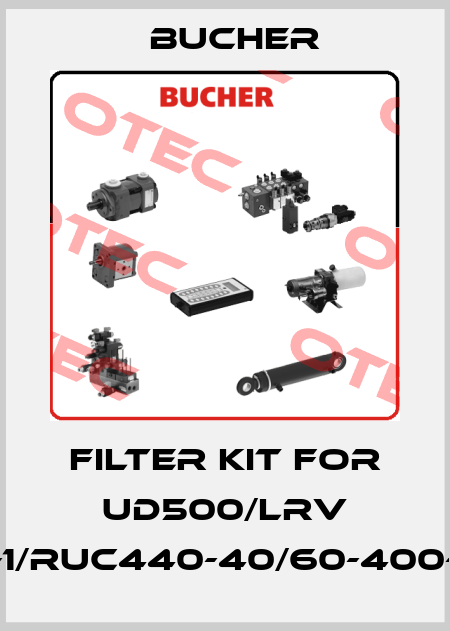 filter kit for UD500/LRV 700-1/RUC440-40/60-400-50// Bucher
