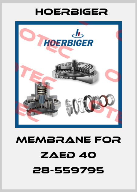 Membrane for ZAED 40 28-559795 Hoerbiger