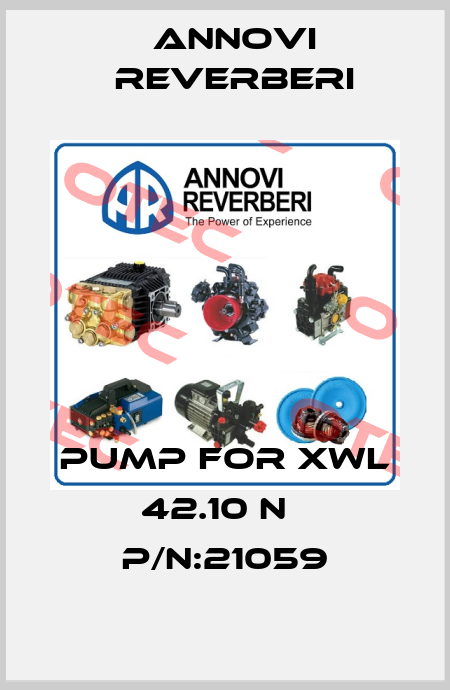 pump for XWL 42.10 N   P/N:21059 Annovi Reverberi