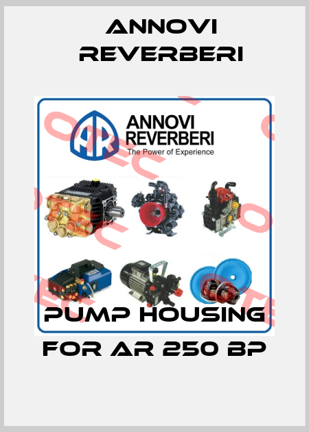 pump housing for AR 250 BP Annovi Reverberi