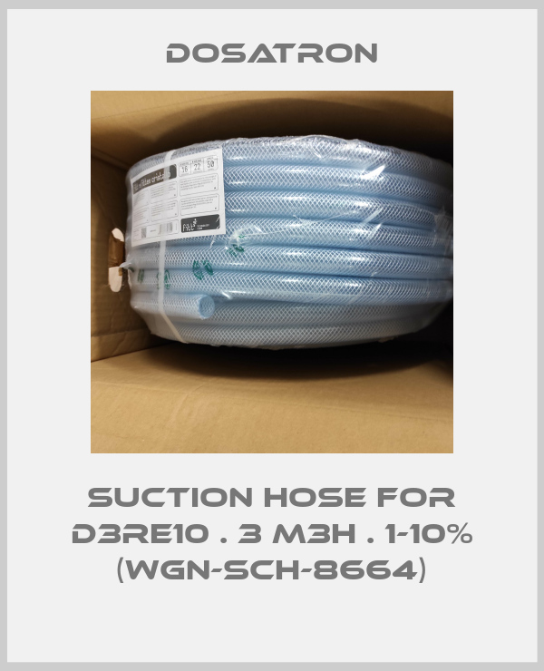 Suction hose for D3RE10 . 3 m3h . 1-10% (WGN-SCH-8664)-big