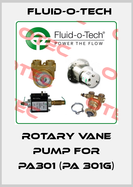 rotary vane pump for PA301 (PA 301G) Fluid-O-Tech