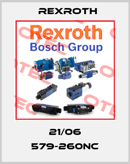 21/06 579-260NC Rexroth