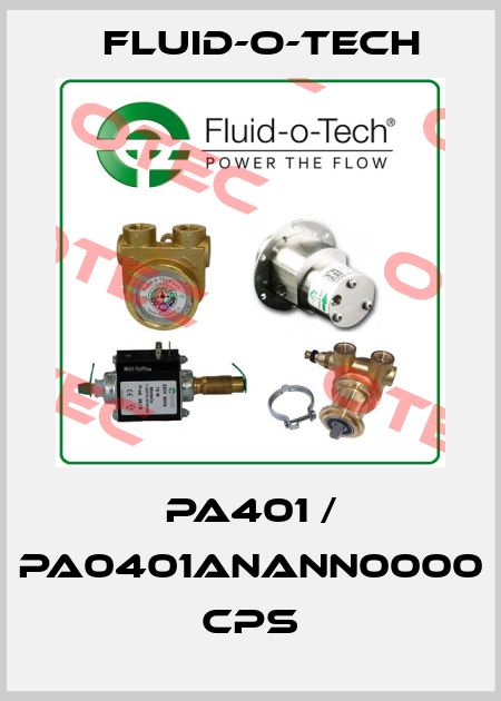 PA401 / PA0401ANANN0000 CPS Fluid-O-Tech