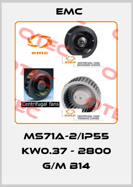 MS71A-2/IP55 KW0.37 - 2800 g/m B14 Emc
