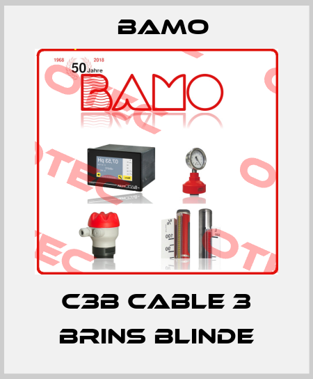 C3B CABLE 3 BRINS BLINDE Bamo