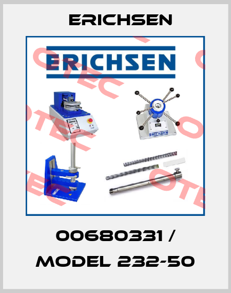 00680331 / Model 232-50 Erichsen