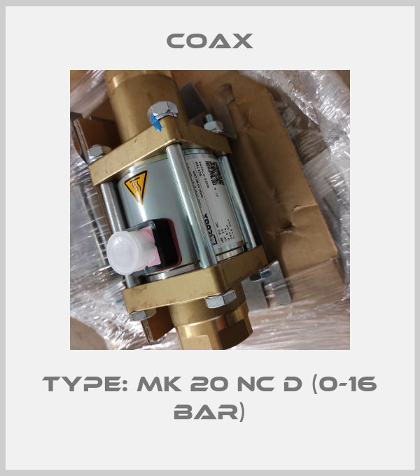 Type: MK 20 NC d (0-16 bar)-big