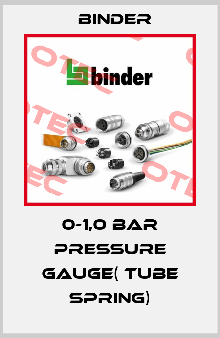 INSTRUM pressure gauge, tube spring, 0-1,0 bar, G¼", ATEX (  LPRI-025D-07-M01-SCB-G-A1-L ) Binder