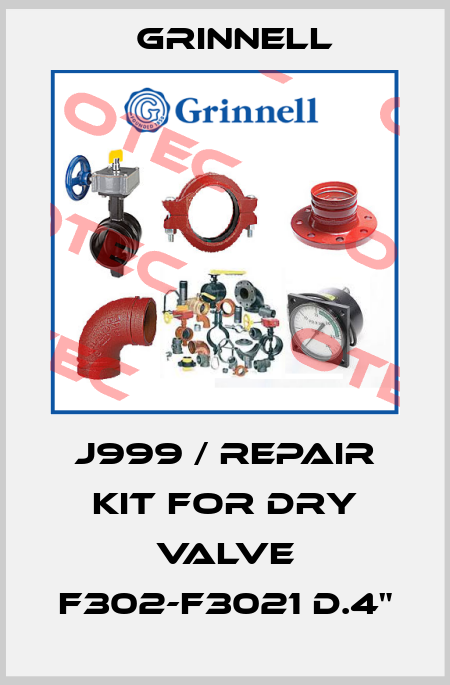 J999 / REPAIR KIT FOR DRY VALVE F302-F3021 D.4" Grinnell