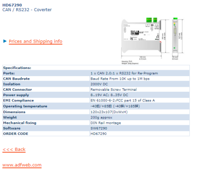 HD67290  CAN / RS232-big