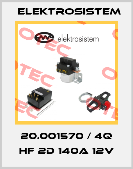 20.001570 / 4Q HF 2D 140A 12V Elektrosistem