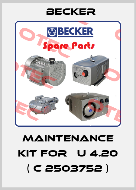 Maintenance Kit FOR 	U 4.20 ( C 2503752 ) Becker