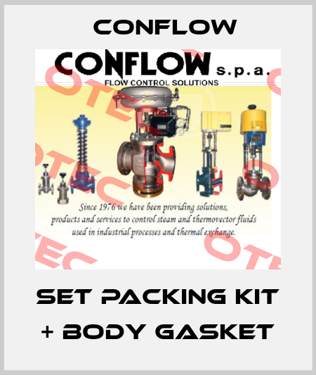 Set packing kit + body gasket CONFLOW